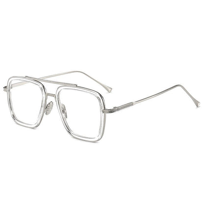 New Iron Man Sunglasses European and American Fashion Box Downey Same Sunglasses Mens Trendy Glasses Cross - border - Noctraoptics