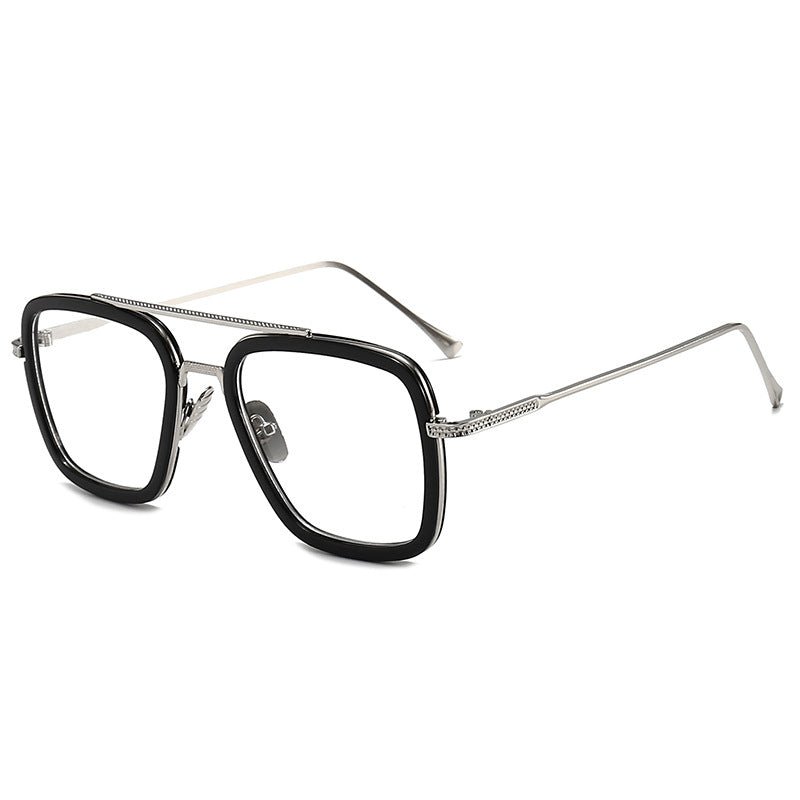 New Iron Man Sunglasses European and American Fashion Box Downey Same Sunglasses Mens Trendy Glasses Cross - border - Noctraoptics