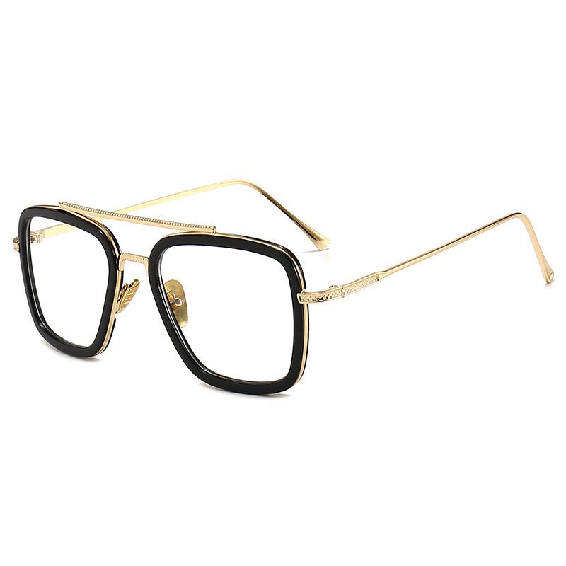 New Iron Man Sunglasses European and American Fashion Box Downey Same Sunglasses Mens Trendy Glasses Cross - border - Noctraoptics