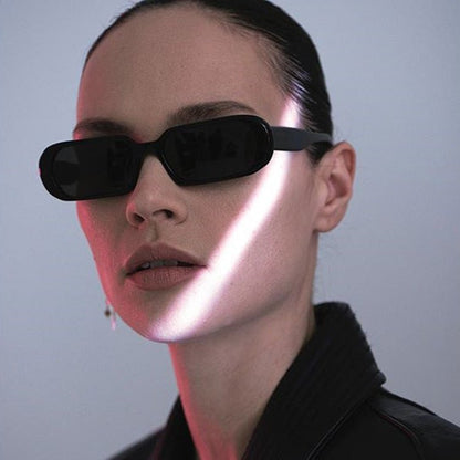 Retro Small Frame Sunglasses Female Candy Color Colorful Fashion Sunglasses - Noctraoptics