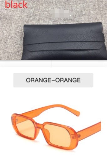 Retro Small Frame Sunglasses Female Candy Color Colorful Fashion Sunglasses - Noctraoptics