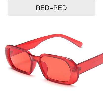 Retro Small Frame Sunglasses Female Candy Color Colorful Fashion Sunglasses - Noctraoptics