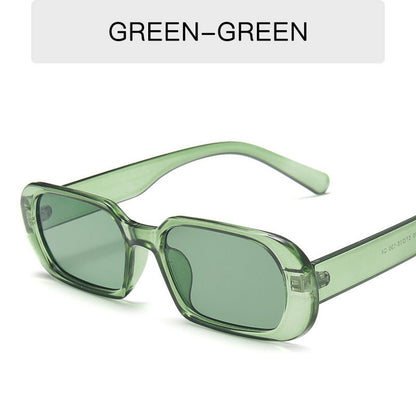Retro Small Frame Sunglasses Female Candy Color Colorful Fashion Sunglasses - Noctraoptics