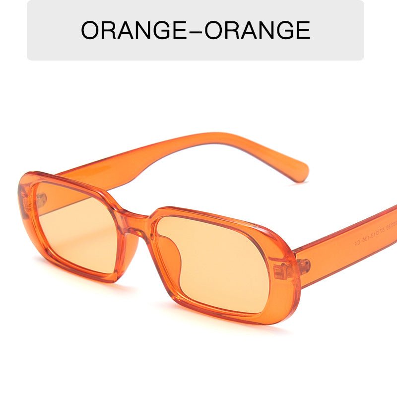 Retro Small Frame Sunglasses Female Candy Color Colorful Fashion Sunglasses - Noctraoptics