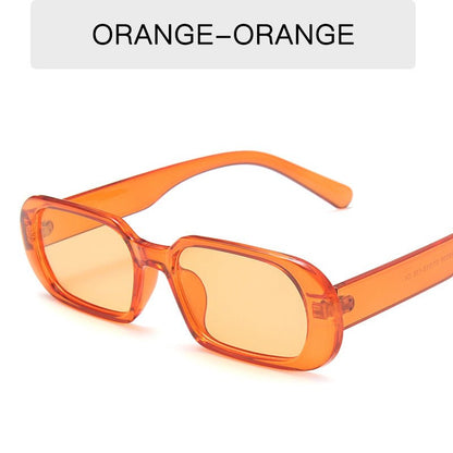 Retro Small Frame Sunglasses Female Candy Color Colorful Fashion Sunglasses - Noctraoptics