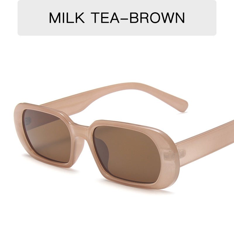 Retro Small Frame Sunglasses Female Candy Color Colorful Fashion Sunglasses - Noctraoptics