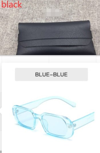 Retro Small Frame Sunglasses Female Candy Color Colorful Fashion Sunglasses - Noctraoptics